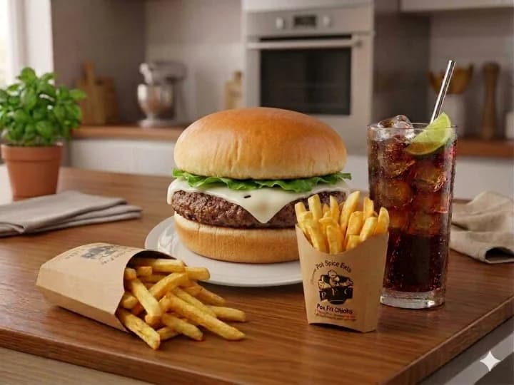 Tikka patty Meal