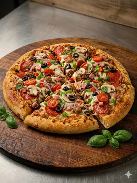 Medium Super Supreme Special Pizza